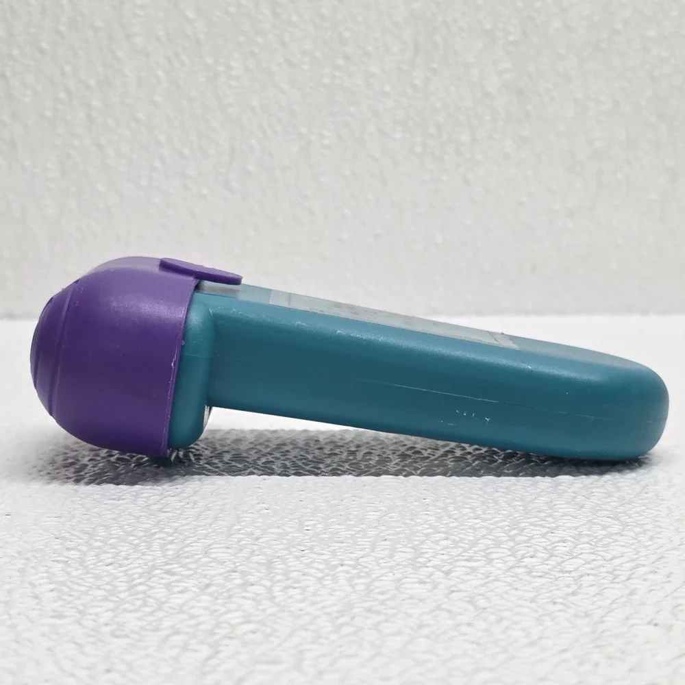 Vintage 1993 Caboodles Plastic Purple & Blue Teal Green Razor Case Holder